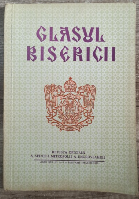 Glasul Bisericii// ianuarie-martie 1983