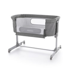 Patut co-sleeper, Feedo, Pliabil, Reglabil in 5 pozitii, Cu laterala detasabila, Include geanta de transport si salteluta, Cu ro foto