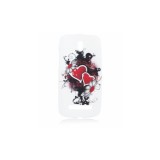 Husa Capac Design HTC Desire 500 Art Hearts, Plastic, Carcasa