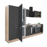 Mobilă de Bucătărie Leziter Yorki 340 Stejar Sonoma/Antracit Satinat Modulară