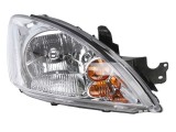 Far Mitsubishi Lancer 09.2003-09.2007 TYC partea Dreapta, tip bec H4 fara motoras, culoare rama argintiu