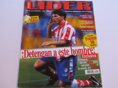 Revista fotbal - &amp;quot;LIDER&amp;quot; din Spania (noiembrie 1997)-lipseste posterul foto