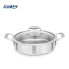 CRATITA INOX+CAPAC 26X7CM, 3.5L, ATOMIC3, Heinner