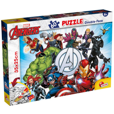 Puzzle de colorat - Avengers (60 de piese) foto