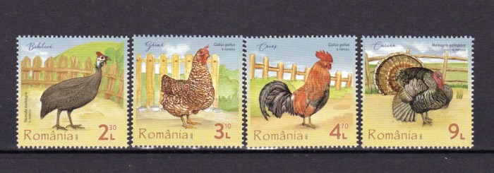 ✅RO 2023 LP 2430 &quot;Pasari de curte &quot;, serie ,MNH