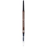 bellaoggi I Brow Sculpt Eyebrows Pencil creion spr&acirc;ncene precise cu pensula culoare Dark Brown 1 g