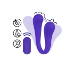 Stimulator Bendable Dual-Ended, Remote Control, Silicon, USB, Mov