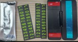 Numar parcare temporara cu suport telefon si betisor parfumat