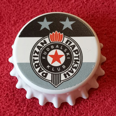 Magnet fotbal - PARTIZAN BELGRAD (Serbia) - produs oficial