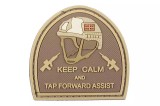 Patch &quot;KEEP CALM AND TAP FORWARD ASSIST&quot; 3D [GFC TACTICAL]