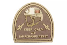 Patch "KEEP CALM AND TAP FORWARD ASSIST" 3D [GFC TACTICAL]