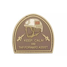 Patch &quot;KEEP CALM AND TAP FORWARD ASSIST&quot; 3D [GFC TACTICAL]