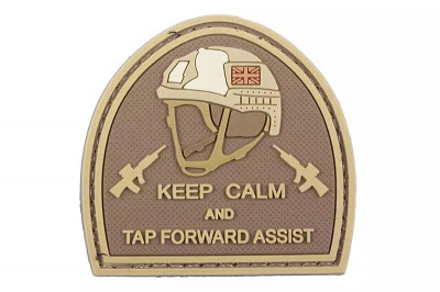 Patch &amp;quot;KEEP CALM AND TAP FORWARD ASSIST&amp;quot; 3D [GFC TACTICAL] foto