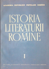 Istoria literaturii romane, vol. 1 foto