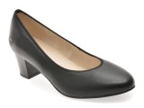 Pantofi RIEKER negri, 44650, din piele ecologica