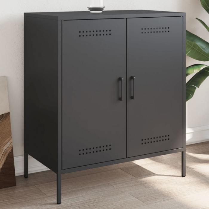 Gossi dulap, negru, 68x39x79 cm, otel