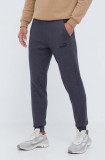 Puma pantaloni barbati, culoarea gri, cu imprimeu