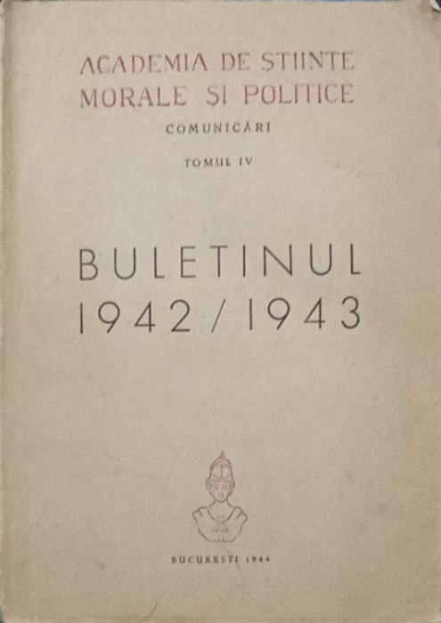 BULETINUL 1942/1943-G. STRAT, S. TODIRASCU, V.I. MANESCU-238364