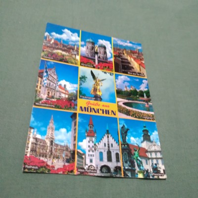CARTE POSTALA MUNCHEN CIRCULATA foto