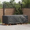 VidaXL Husă pentru mobilier de exterior Negru 220 x 110 x 70 cm 600D 4105785