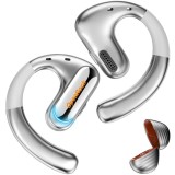 Casca OneOdio OpenRock-Pro-Silver wireless, tip butoni - TWS, utilizare smartphone, conectare prin Bluetooth 5.2, difuzor 16.2 mm, crem