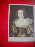 HOPCT 23122 PORTRET DE FEMEIE -DANIEL DUMONSTIER-[1574-1646] -MUZEUL LUVRU --FRANTA -- CP PICTURA --NECIRCULATA