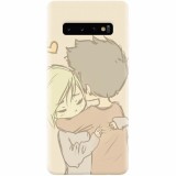 Husa silicon pentru Samsung Galaxy S10, Couple Hug