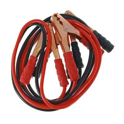 Set 2 cabluri auto, transfer curent, 500A Booster Cable, lungime 2.2 m, 12-24V, izolate, cu geanta depozitare foto