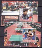 Guineea Bissau 2001 sport tenis de masa MI bl.320, 321 MNH, Nestampilat