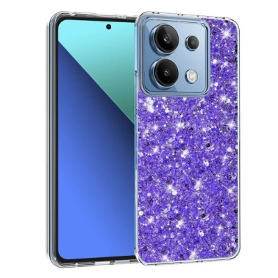 Husa pentru Xiaomi Redmi Note 13 4G - Techsuit Sparkly Glitter - Purple foto