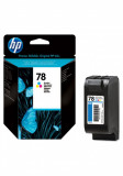 CARTUS DE CERNEALA &ndash; ORIGINAL &ndash; HP 78 - Color, Multicolor