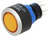 Comutator ONPOW LAS1-AWY-22/O/24V, 2 poziții SPDT 0,5A 220VAC, acționat prin apăsare