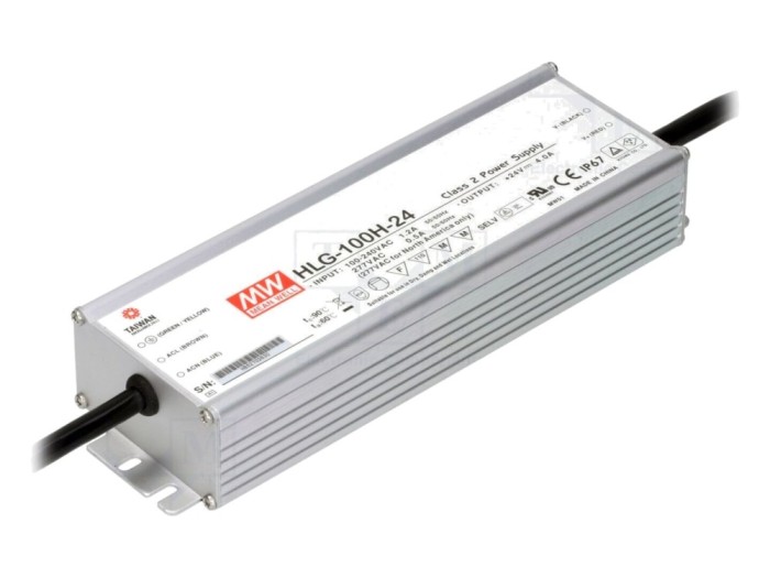 Alimentator LED 24V 4A IP67