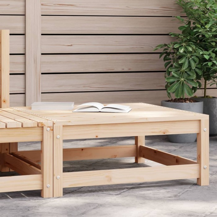 Gossi taburet de gradina, 70x70x30 cm, lemn masiv de pin