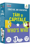 Tari si capitale. Who&#039;s Who. Carti de joc educative