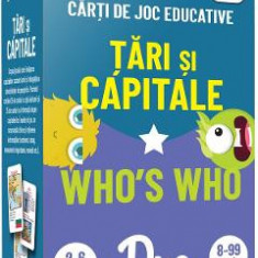 Tari si capitale. Who's Who. Carti de joc educative