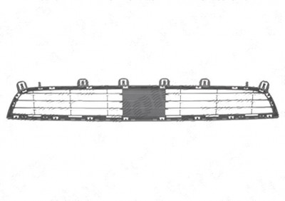 Grila masca fata Bmw X5 (F15), 10.2013-, fata, central, cu active cruise control, crom/negru foto