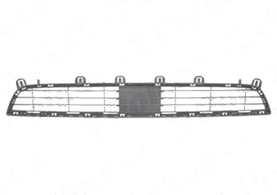 Grila masca fata Bmw X5 (F15), 10.2013-03.2019, fata, central, cu active cruise control, crom/negru foto