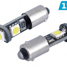 Bec Vision H6w Bax9s 12v 3x 5050 Smd Led, Canbus, Alb, 2 Buc 58317