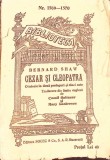 Cezar si Cleopatra - Bernard Shaw, Camil Baltazar, Mary Lazarescu, 1948, SocEC &amp; Co, Teatru, Beletristica, Romana, Editie veche
