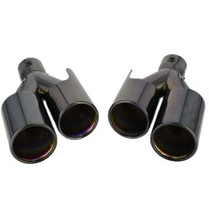 Set ornamente Negre tobe evacuare dubla M-look Negre BMW M3 M4 M5 M6