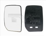 Sticla oglinda exterioara stanga TYC Ford Transit 202006, convexa, geam principal pentru oglinda laterala cu brat scurt, inlocuire directa