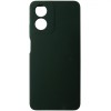 Husa silicon TPU Matte verde inchis pentru Motorola Moto G04, G04s, E14