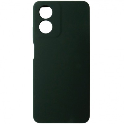 Husa silicon TPU Matte verde inchis pentru Motorola Moto G04, G04s, E14 foto