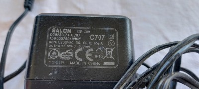 ALIMENTATOR 6,5 V -300 mA , FUNCTIONEAZA foto