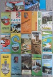 Lot pliante, harti si ghiduri turistice Romania &ndash; Bucuresti,Buzau, Brasov, Buzias, Constanta, Craiova, Eforie, Iasi, Predeal, Sovata, Vrancea