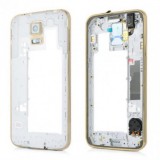 CARCASA MIJLOC SAMSUNG GALAXY S5 G900 CONSTRUIT GOLD SWAP.A