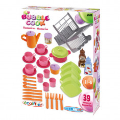 Set joaca Ecoiffier, Accesorii de bucatarie Bubble Cook, 43 Piese foto