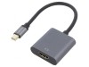 Adaptor DisplayPort la HDMI LogiLink, 0.15m, Gri