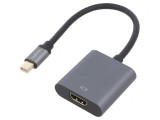 Adaptor DisplayPort la HDMI 0.15m Gri